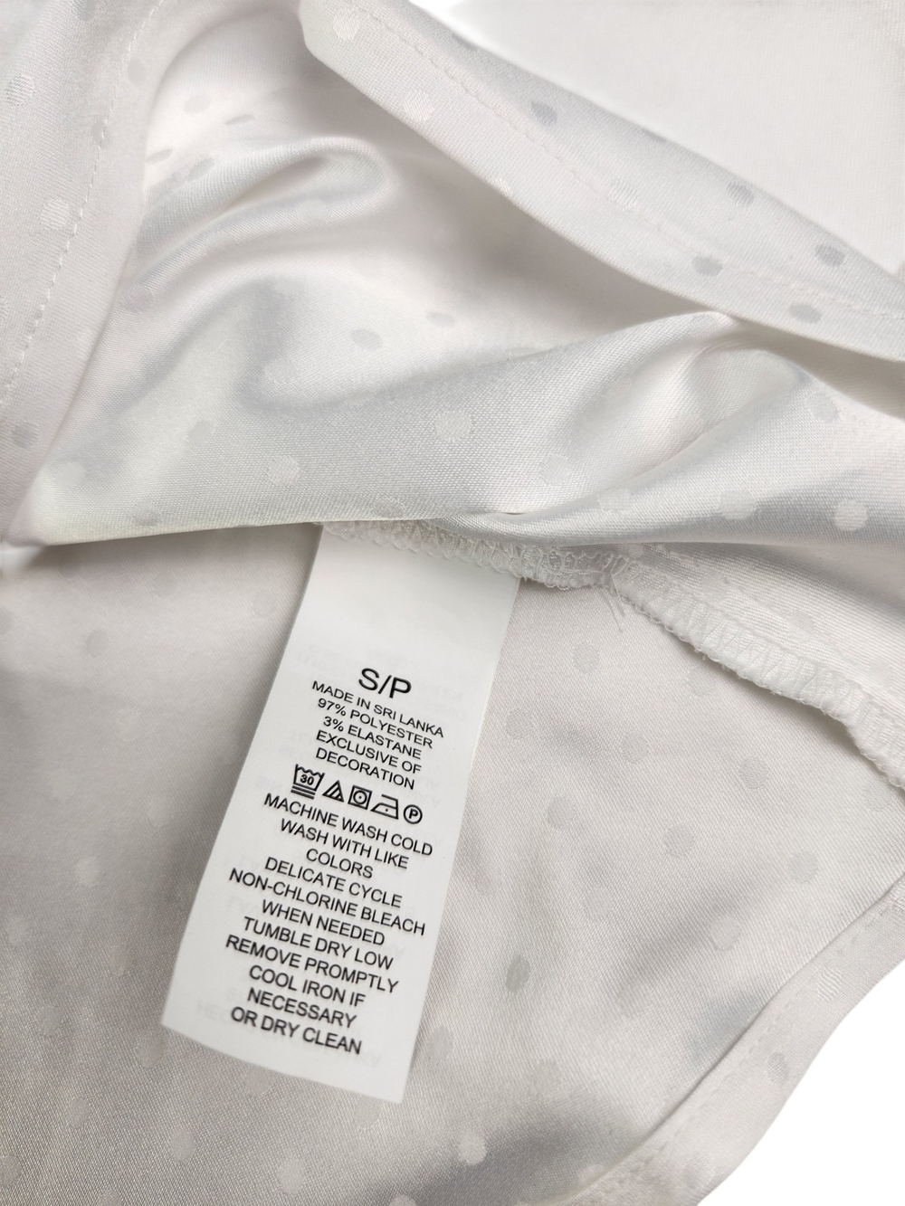 Kate Spade New York "Mrs" Satin PJ Cami Top Sm White Swiss Dot Bridal Sleepwear - Picture 11 of 14